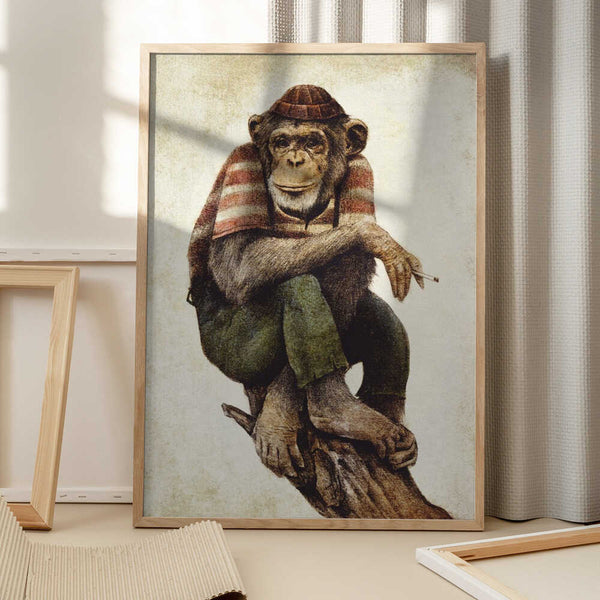 Tablou înramat „Smoke &amp; Chill” de Mike Koubou