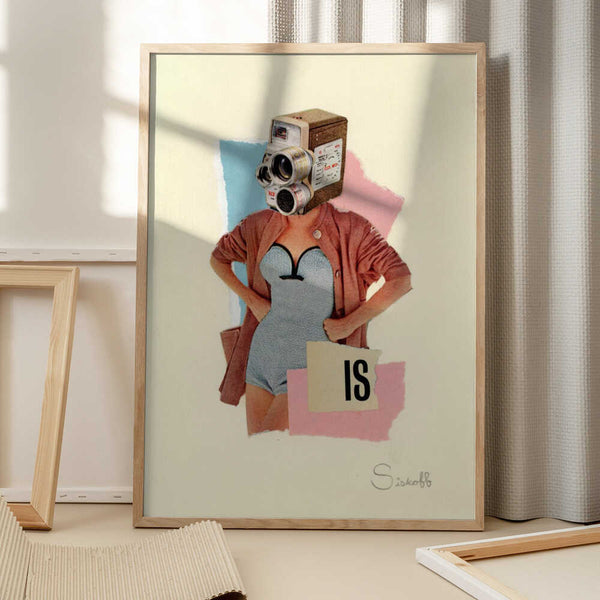 Tablou înramat „Beach Movies” de Mikhail Siskoff