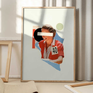 Tablou înramat „Blocked Identity” de Mikhail Siskoff