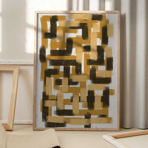 Tablou înramat „Abstract Pathways” de THE MIUUS STUDIO