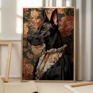 Tablou înramat „The Elegant Great Dane” de SHANDU
