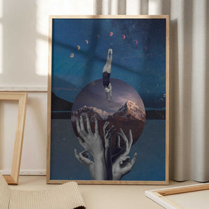 Tablou înramat „Celestial Dive” de Dominik Przerwa