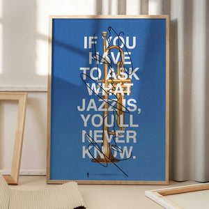 Tablou înramat „Essential Jazz Mystery” de Dominik Przerwa