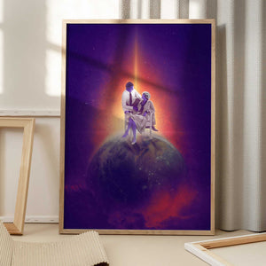 Tablou înramat „Glowing Planet” de Dominik Przerwa