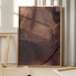 Tablou înramat „Organic Textures and Earthy Tones” de uplusmestudio