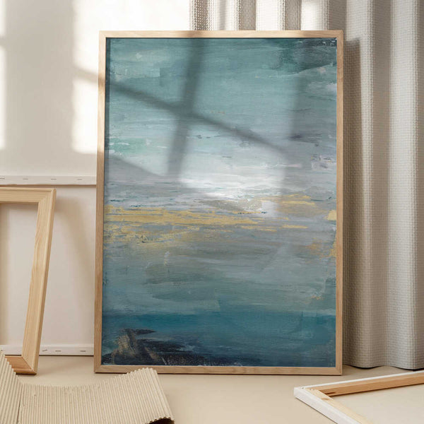 Tablou înramat „A Serene Seascape” de Julia Contacessi