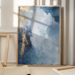 Tablou înramat „Celestial Waves” de Julia Contacessi