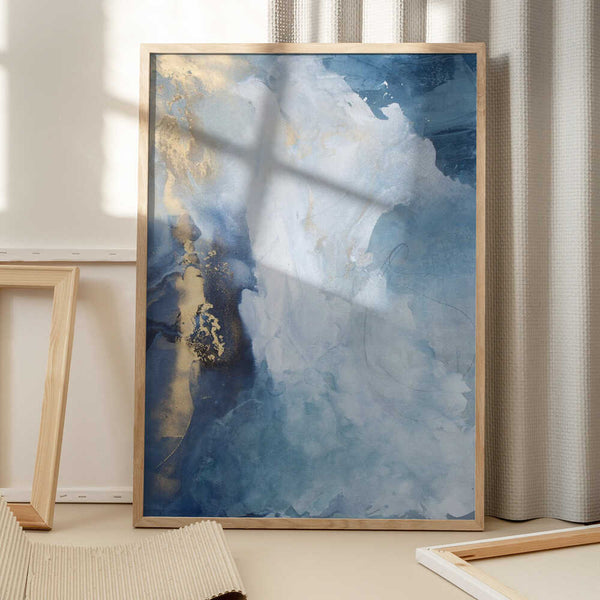 Tablou înramat „Celestial Waves” de Julia Contacessi