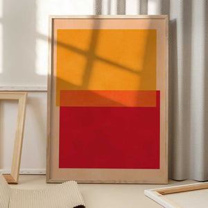 Tablou înramat „Bold Color Blocks” de Vitor Costa