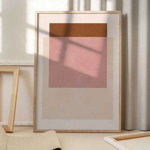 Tablou înramat „Layers of Serenity” de Vitor Costa