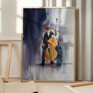 Tablou înramat „musician 5” de Giorgio Gosti
