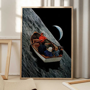 Tablou înramat „Aunt May's Rowboat” de Mikhail Siskoff