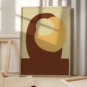 Tablou înramat „Color Shapes 0003” de Dina Dankers