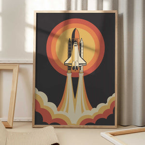 Tablou înramat „Space Shuttle” de Andreas Magnusson