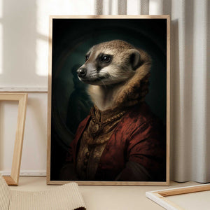 Tablou înramat „Meerkat Portrait” de Andreas Magnusson