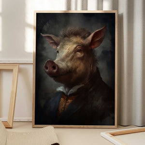 Tablou înramat „Warthog Portrait” de Andreas Magnusson