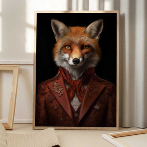 Tablou înramat „Red Fox Portrait” de Andreas Magnusson