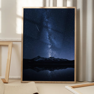 Tablou înramat „Galaxies Reflection” de Toby Harriman