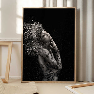 Tablou înramat „The Fragile Squaw” de Alexandre Brouzes