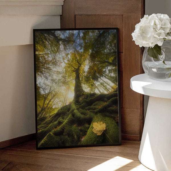 Tablou înramat „The goodbye of a leaf” de Alberto Ghizzi Panizza