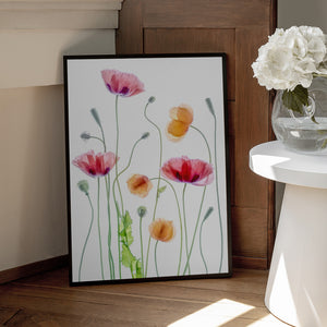 Tablou înramat „Poppies” de Mandy Disher