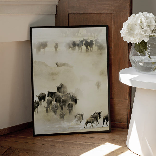 Tablou înramat „Swarming” de Husain Alfraid