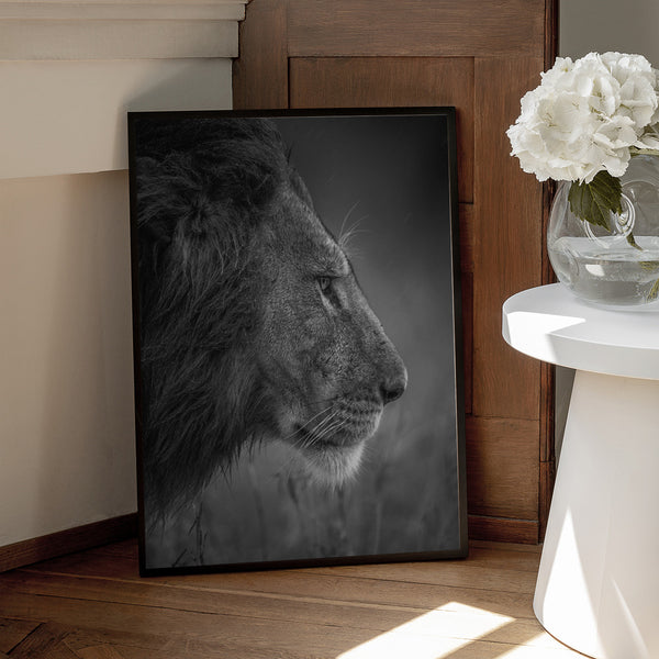 Tablou înramat „Thinking Under The Rain” de Faisal ALnomas