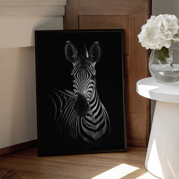 Tablou înramat „The Zebra” de WildPhotoArt