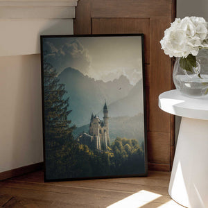Tablou înramat „Neuschwanstein Castle” de Cuma Cevik