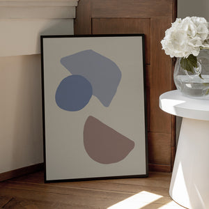 Tablou înramat „Organic Shapes 04” de Pictufy Studio