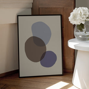 Tablou înramat „Organic Shapes 05” de Pictufy Studio