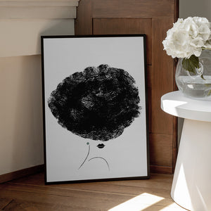 Tablou înramat „Ballerina Hair” de Pictufy Studio II