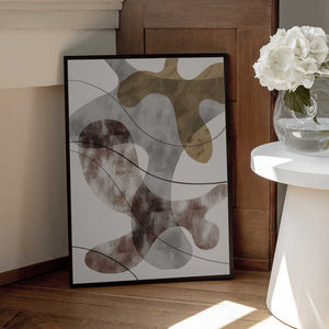 Tablou înramat „Brown Seaweed” de Pictufy Studio II