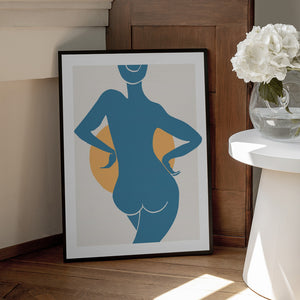 Tablou înramat „Blue Woman” de Pictufy Studio II