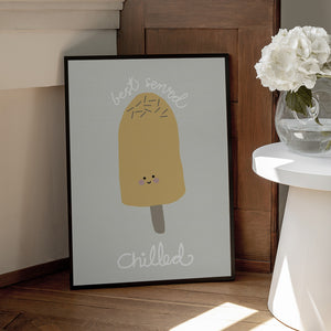 Tablou înramat „Chilled Ice Cream” de Pictufy Studio II