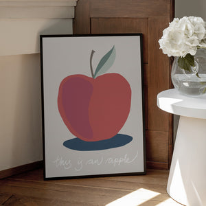Tablou înramat „This is an Apple” de Pictufy Studio II