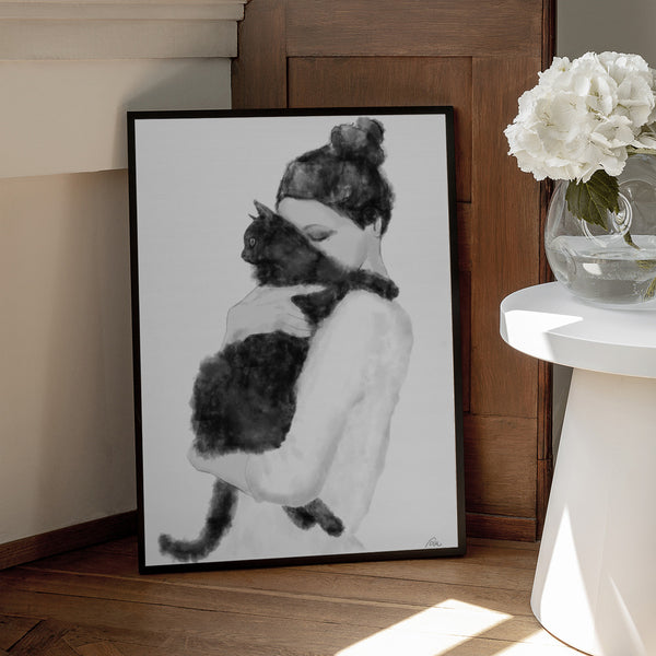 Tablou înramat „Cat Lover” de Pictufy Studio II