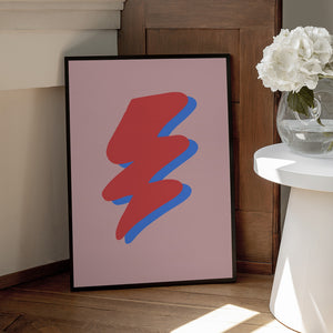 Tablou înramat „Lightning” de Pictufy Studio