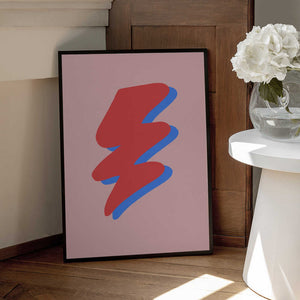 Tablou înramat „Lightning” de Pictufy Studio