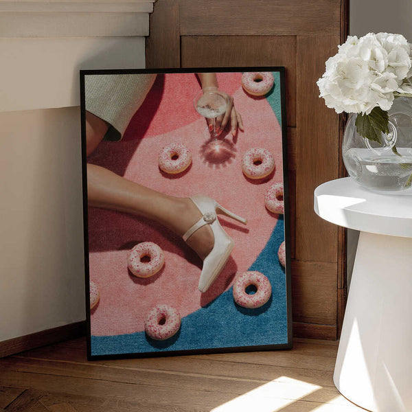 Tablou înramat „Pink Picnic #02” de Pictufy Studio III