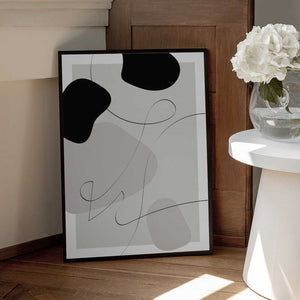 Tablou înramat „Shapes Autograph” de Pictufy Studio II