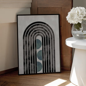 Tablou înramat „arch_capsule_001_green” de Pictufy Studio II