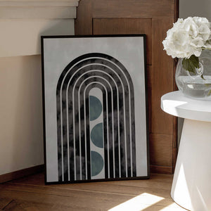 Tablou înramat „arch_capsule_001_green” de Pictufy Studio II