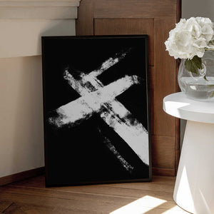 Tablou înramat „negatives_006_crossed” de Pictufy Studio II