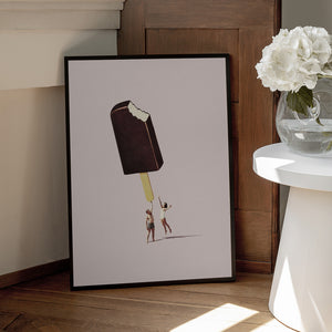 Tablou înramat „You treat me well” de Maarten Léon