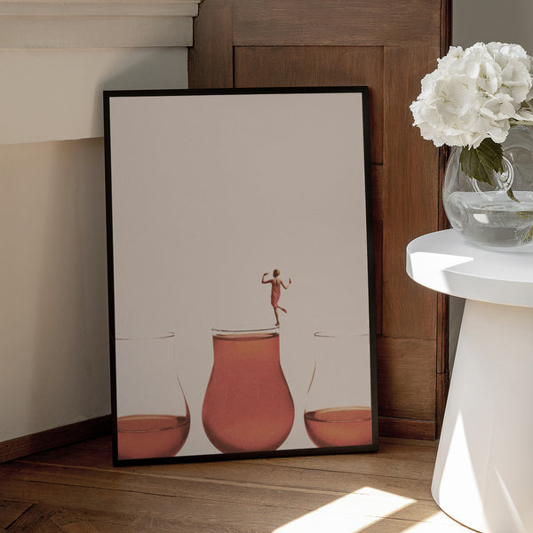 Tablou înramat „I prefer the full one” de Maarten Léon