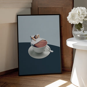 Tablou înramat „Morning rituals” de Maarten Léon