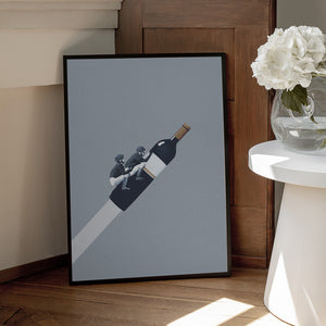 Tablou înramat „We ride until dawn” de Maarten Léon