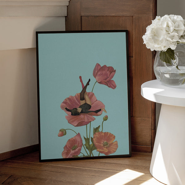 Tablou înramat „Colourful Dreamer” de Maarten Léon