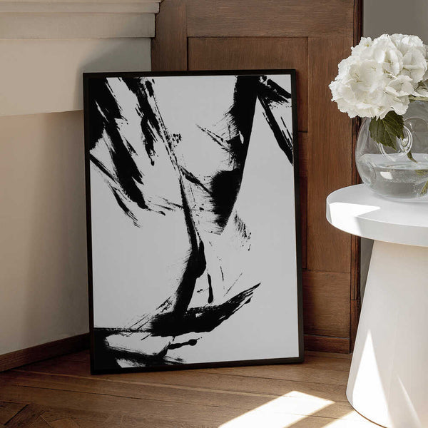 Tablou înramat „Ink Brush Flow” de uplusmestudio